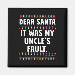 Imán Fue culpa de mi tío Navidades graciosos coincidien