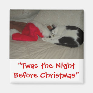 Imán Fue la noche antes de que los Navidades Kitten