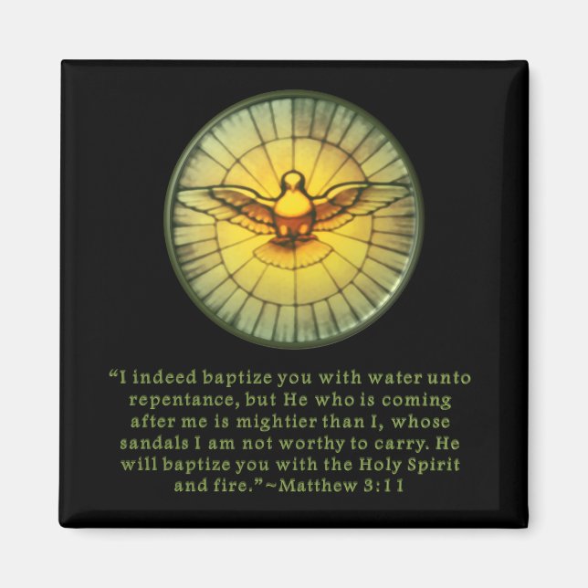 Imán Fuego del Espíritu Santo (Frente)