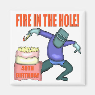 Imán Fuego en los 40.os regalos de cumpleaños del