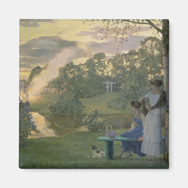 Imán Fuegos artificiales, 1922 (Frente)