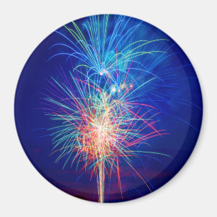 Imán Fuegos artificiales a la puesta de sol