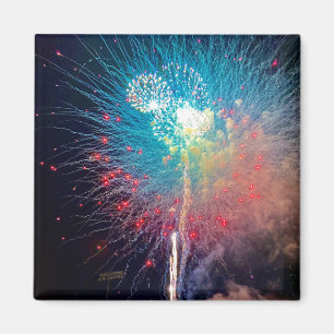 Imán Fuegos artificiales de 2 pulgadas cuadradas