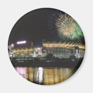 Imán Fuegos artificiales del estadio de fútbol Clevelan