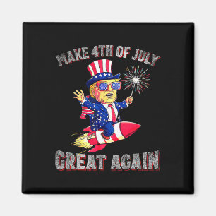 Imán Fuegos Artificiales Patrióticos de Donald Trump pa