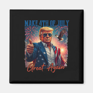 Imán Fuegos Artificiales Patrióticos de Donald Trump pa