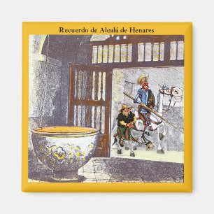 Imán Fuente bautismal de Cervantes en Alcalá de Henare