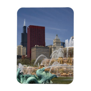 Imán Fuente de Buckingham, ubicada en Grant Park,
