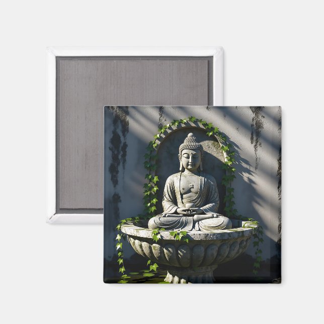 Imán Fuente de Buda Serene Tranquil (Anverso/Reverso)