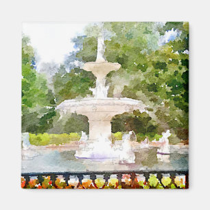 Imán Fuente de Forsyth en la impresión de la acuarela