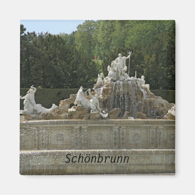 Imán Fuente de Schönbrunn (Frente)