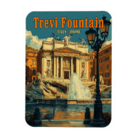 Fuente de Trevi cautivadora, Roma - Vintage