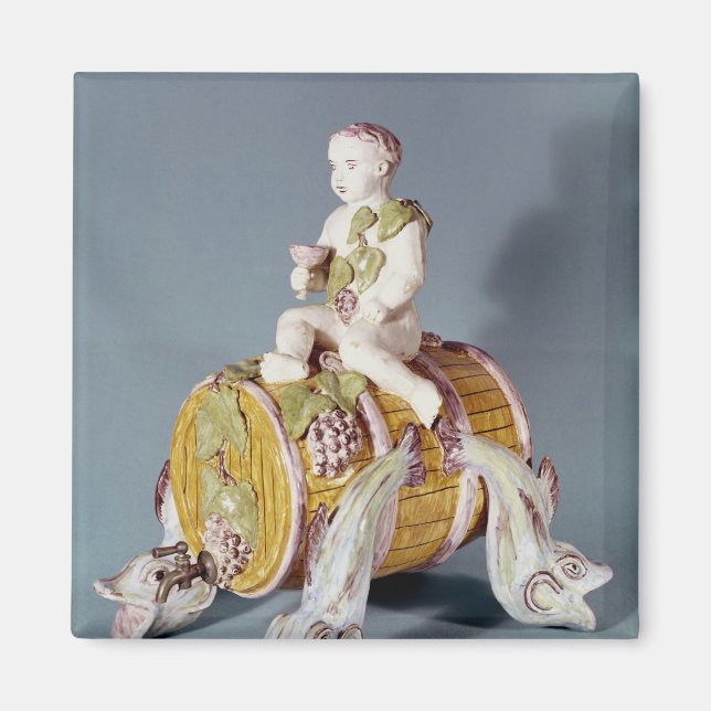 Imán Fuente de vino en forma (Frente)