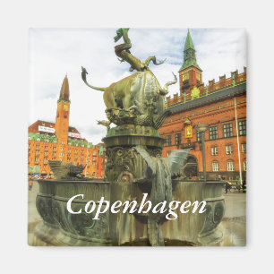 Imán Fuente del dragón en Copenhague