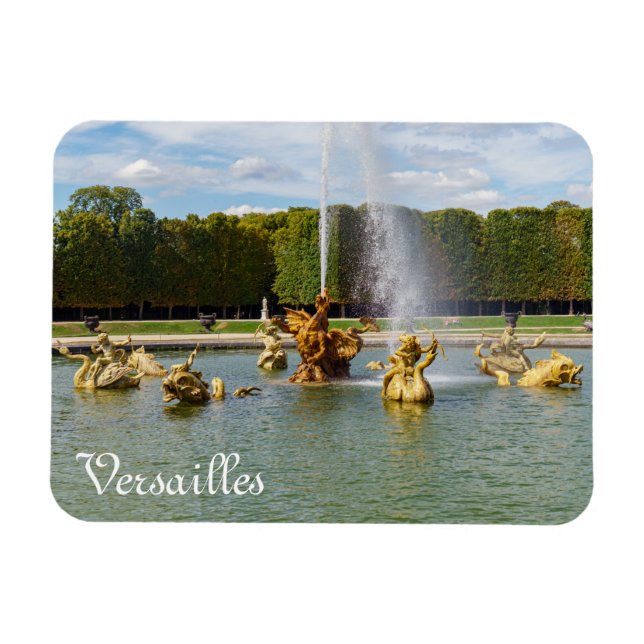 Imán Fuente del Dragón en el jardín de Versalles - Fran (Horizontal)