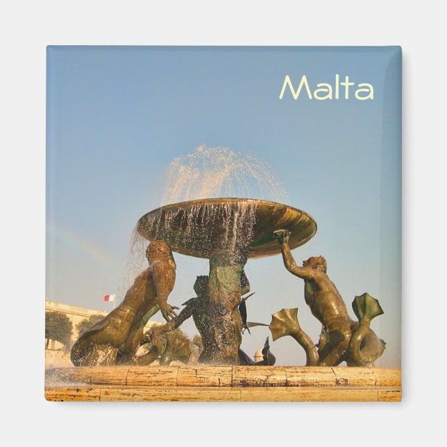 Imán Fuente en Malta (Frente)