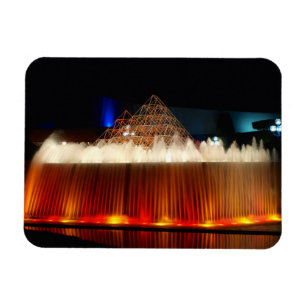 Imán Fuente Iluminada Del Parque Temático De Orlando