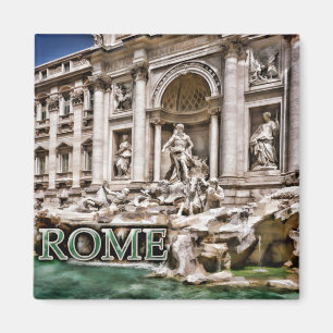 Imán Fuente Roma Italia del Trevi