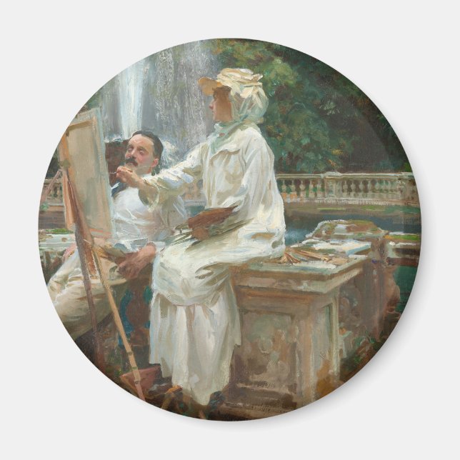 Imán Fuente Villa Torlonia Frascati, Italia por Sargent (Frente)