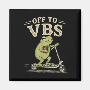 Imán Fuera a vbs rana cristiana divertida religiosa fe