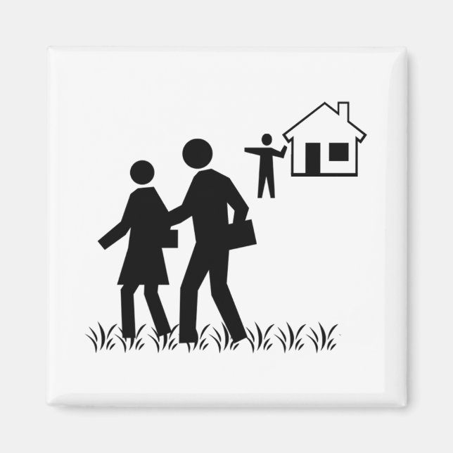 Imán Fuera de mi jardín (Frente)