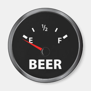 Imán Fuera del indicador de la gasolina de la cerveza