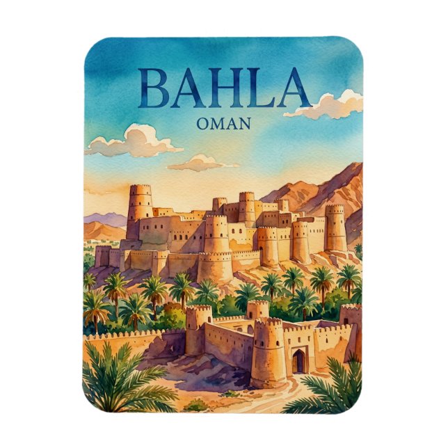 Imán Fuerte de Bahla Omán (Vertical)