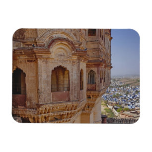 Imán Fuerte de Mehrangarh dominando Jodhpur, La Azul