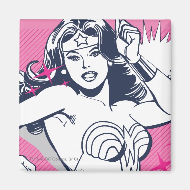 Imán Fuerza y poder de las mujeres maravillas (Frente)