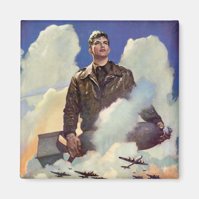 Imán Fuerzas Aéreas del Ejército (Frente)