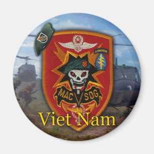Imán fuerzas especiales boinas verdes macvsog vietnam
