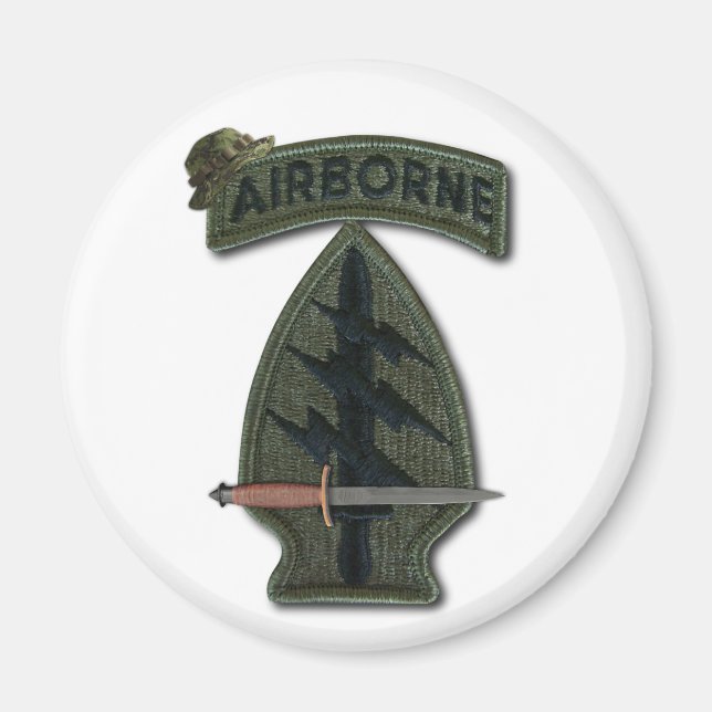 Imán fuerzas especiales boinas verdes sf sof veterans v (Frente)