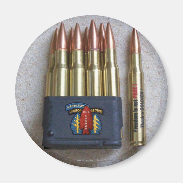 Imán fuerzas especiales boinas verdes veteranos vets im (Frente)