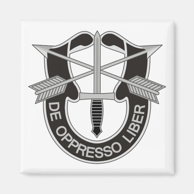 Imán Fuerzas Especiales SF De Oppresso Liber (Frente)