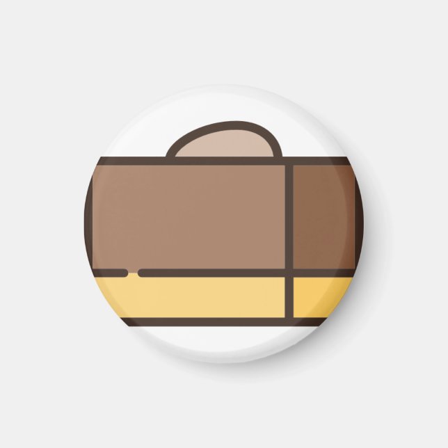 Imán fugia de chocolate (Frente)