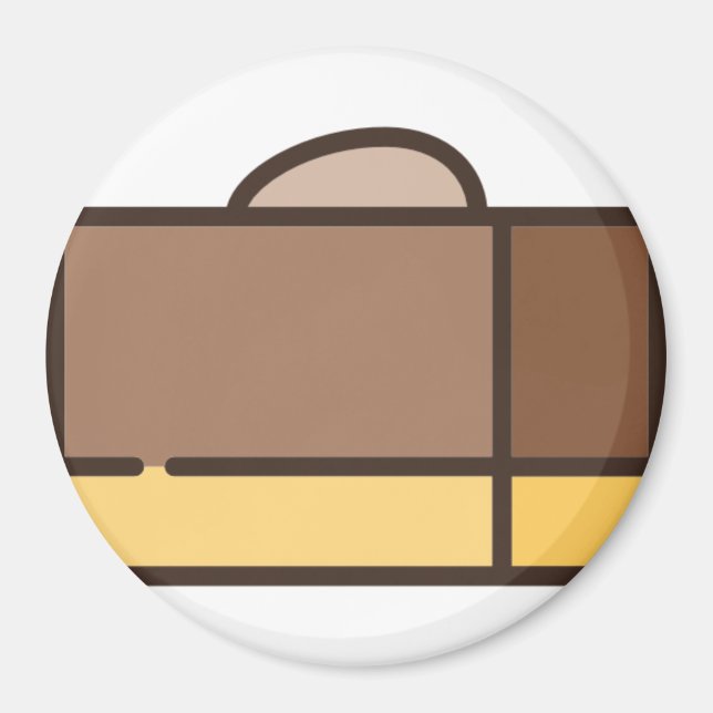 Imán fugia de chocolate (Frente)