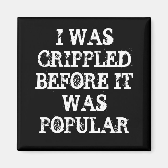 IMÁN FUI CRIPPILLADO ANTES DE QUE FUERA POPULAR (Frente)