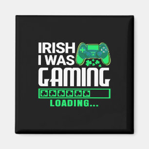 Imán Fui irlandés jugando divertido día de San Patricio