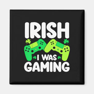 Imán Fui irlandés jugando divertido día de San Patricio