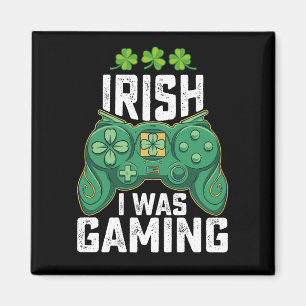 Imán Fui jugando juegos de irlandés Día de San Patricio