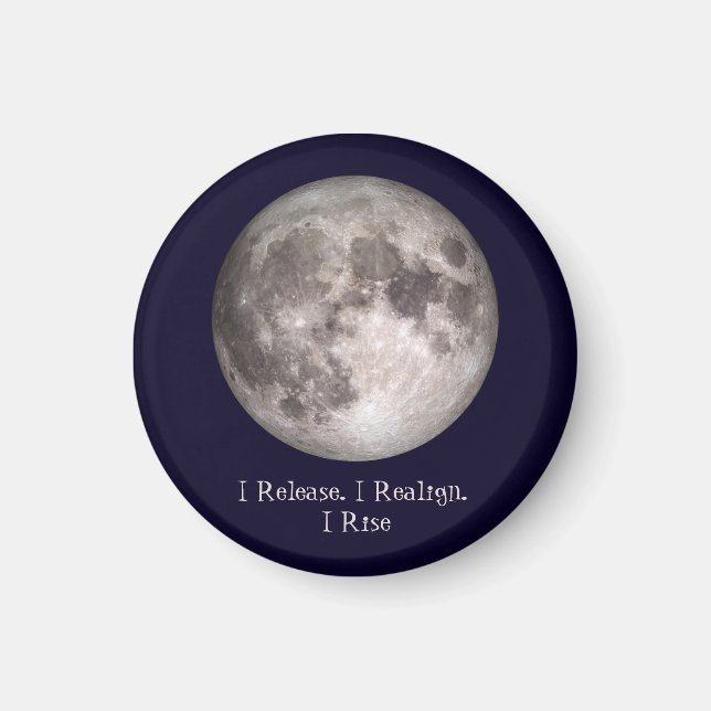 Imán Full Moon Ritual I Release I Realign I Rise (Frente)
