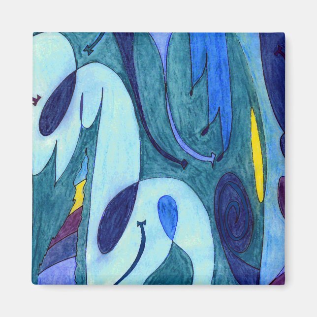 Imán Fumes azules (Frente)