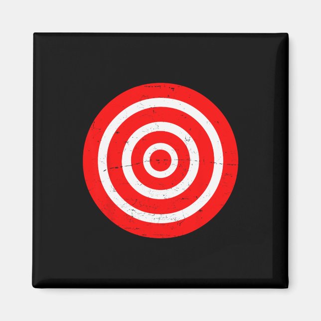 Imán Fun Bullseye Target Bulls Ojo Prank Regalo T (Frente)
