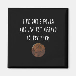 Imán Fun Bysketbyll Jugador Trash Talks Entrenador Gif