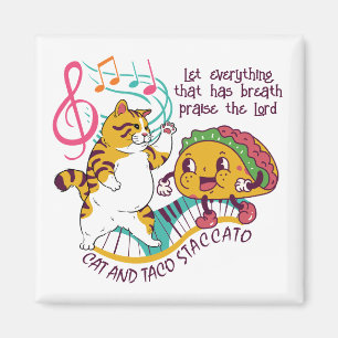 Imán Fun CAT TACO STACCATO Christian