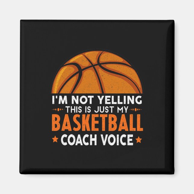 Imán Fun Coach Basketball Lover (Frente)