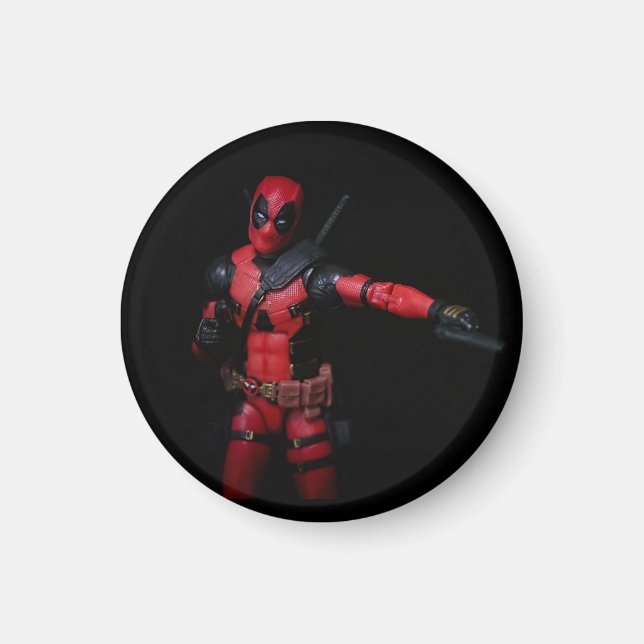 Imán Fun Comic Toy Photography diseñado (Frente)