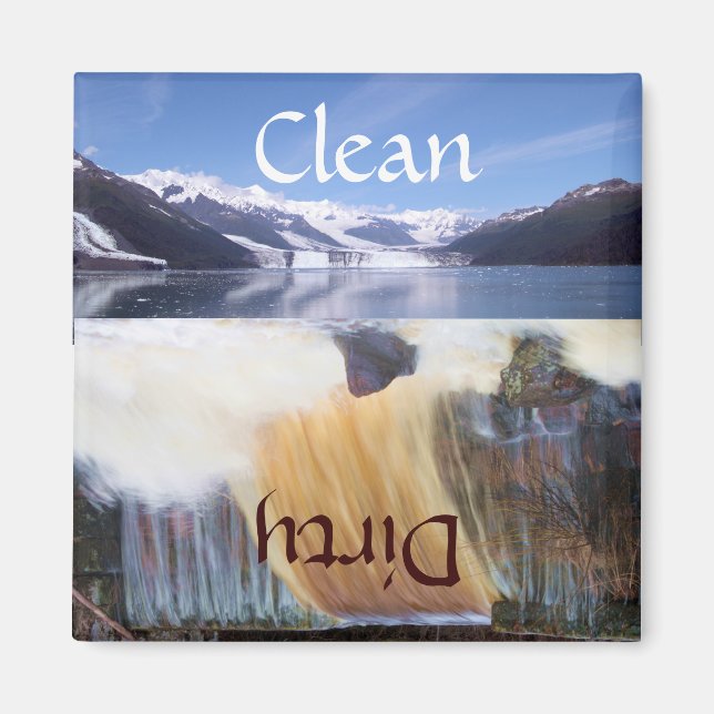 Imán Fun Dirty Waterfall Dishlavanda Magnet (Frente)