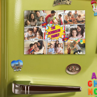 Imán Fun Family Photo Comic Crea Tu Propio Jugador