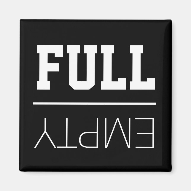 Imán Fun Fridge | Vacío o completo (Frente)